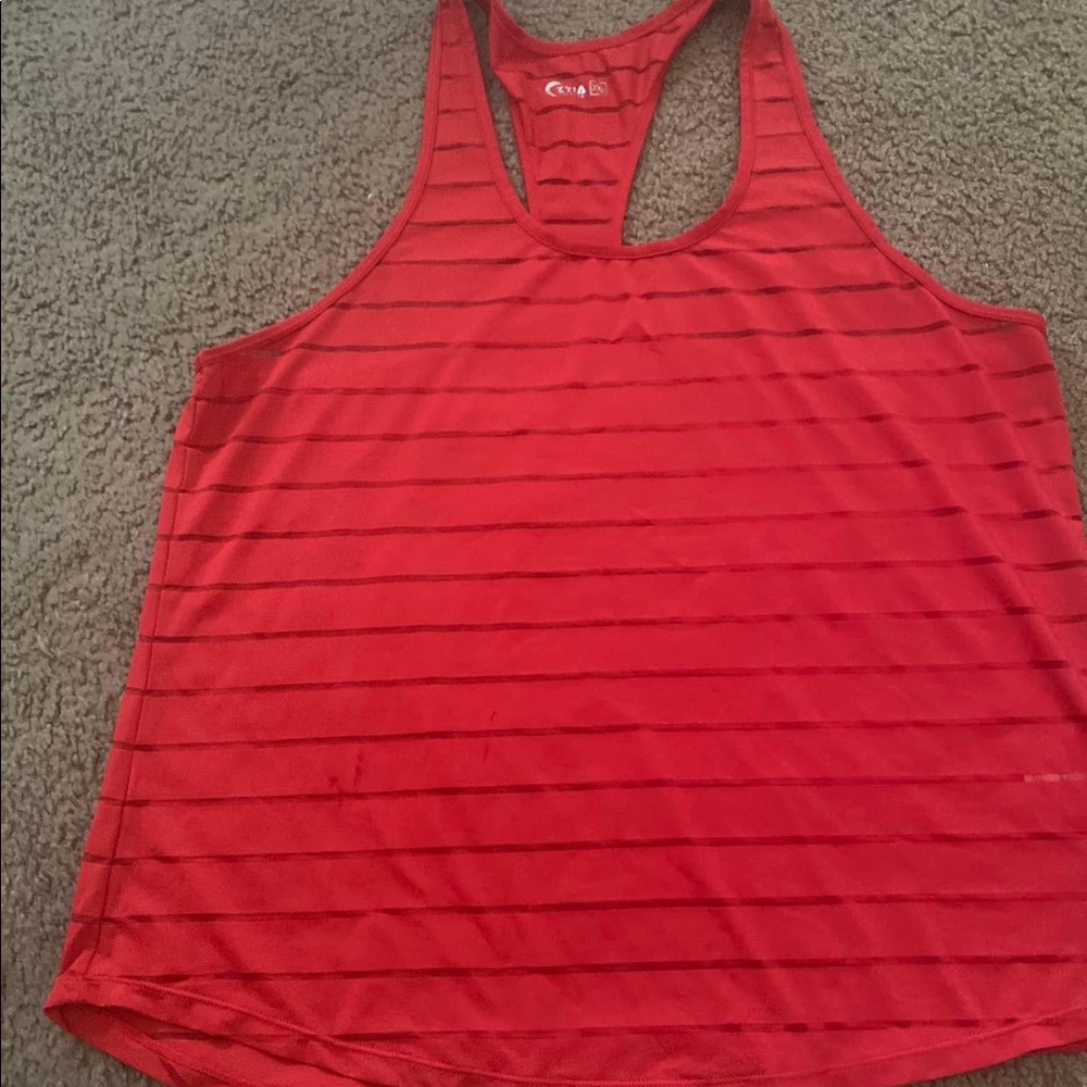 Red Zyia tank top